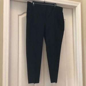 Ann Taylor Kate Fit Ankle Black Dress Pants